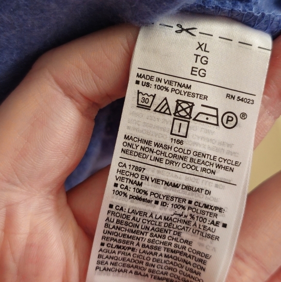 Old Navy Blue Oversized Soft-Brushed Button-Front Coat Size XL - Picture 4 of 8